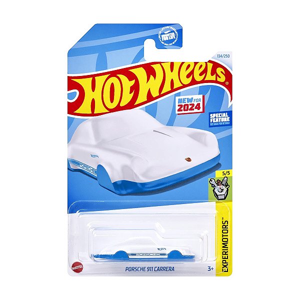 Carro Hot Wheels Porsche 911 Carrera Chaveiro Branco 2024 Lote N HTD78 5/5