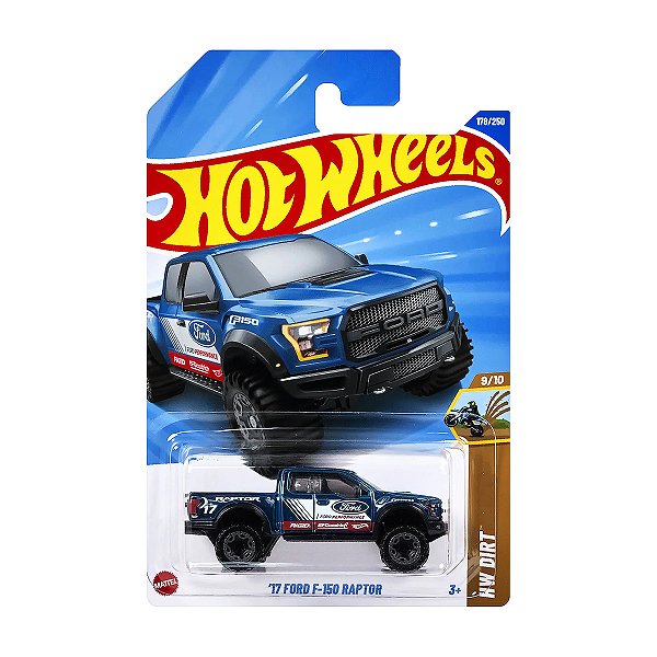 Carro Hot Wheels 17 Ford F-150 Raptor 2025 Lote J JBB05 9/10