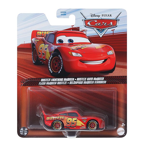 Carrinho Disney Pixar Cars Relâmpago McQueen Ferrugem (Rusteze) FGD64