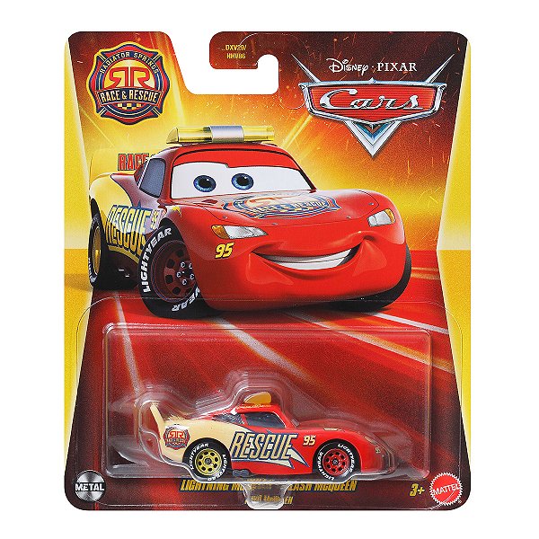 Carro Disney Pixar Cars Relâmpago McQueen Rescue JDG59