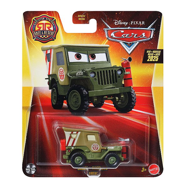 Carro Disney Pixar Cars Sargento Rescue JDG58