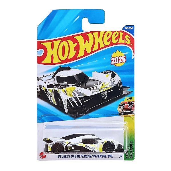 Carro Hot Wheels Peugeot 9x8 Hypercar/Hypervoiture 2025 Lote M HYW11 2/5