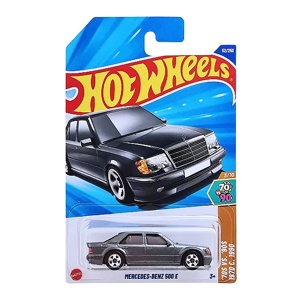 Carro Hot Wheels Mercedes-Benz 500 E Grafite 2025 Lote M JBB60 3/10
