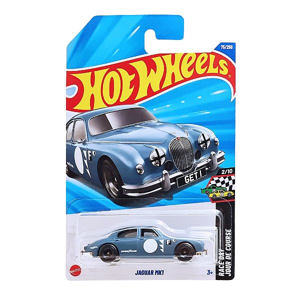 Carro Hot Wheels Jaguar MK1 Azul 2025 Lote M JBB58 2/10