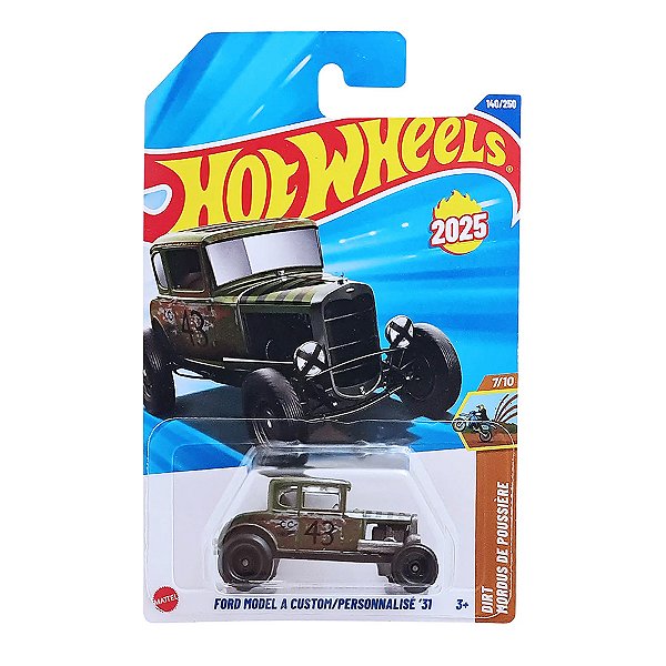 Carro Hot Wheels Ford Model A Custom/Personnalisé 31 Verde 2025 Lote M HYX92 7/10