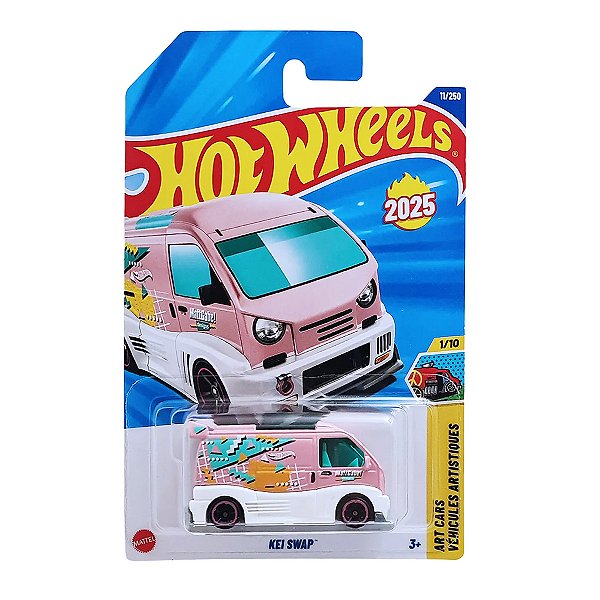 Carro Hot Wheels Kei Swap Rosa 2025 Lote M HYX95 1/10