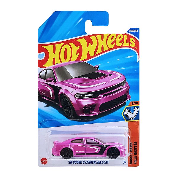 Carro Hot Wheels 20 Dodge Charger Hellcat 2025 Lote N JBB45 9/10