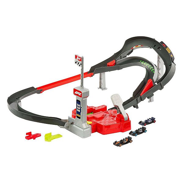 Pista Hot Wheels Racing Circuito de Corrida Fórmula 1 Original Mattel JDY15