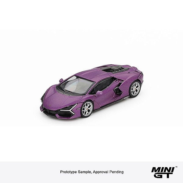 PRÉ-VENDA Carro Miniatura Mini GT Lamborghini Revuelto Viola Matte Roxa 1:64