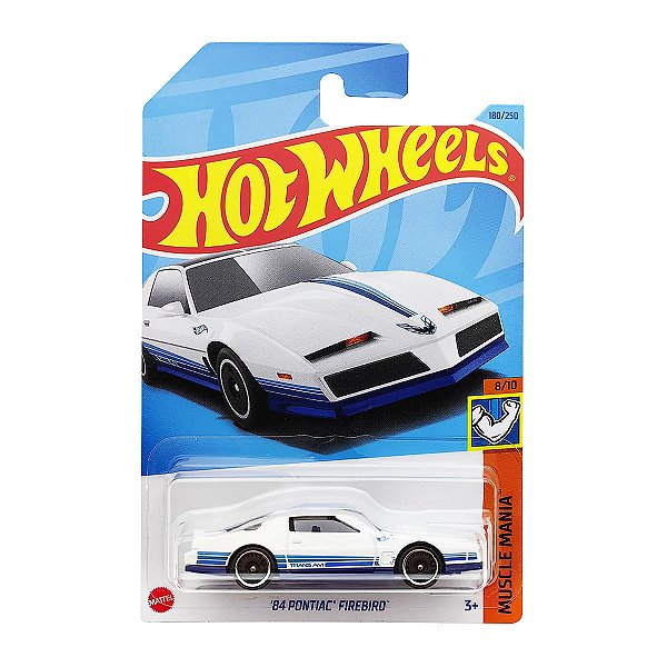 Carrinho Hot Wheels 84 Pontiac Firebird 2023 Lote Q HKK92 8/10