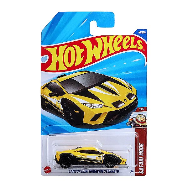 Carrinho Hot Wheels Lamborghini Huracan Sterrato Amarelo 2025 Lote P JBB86 1/5