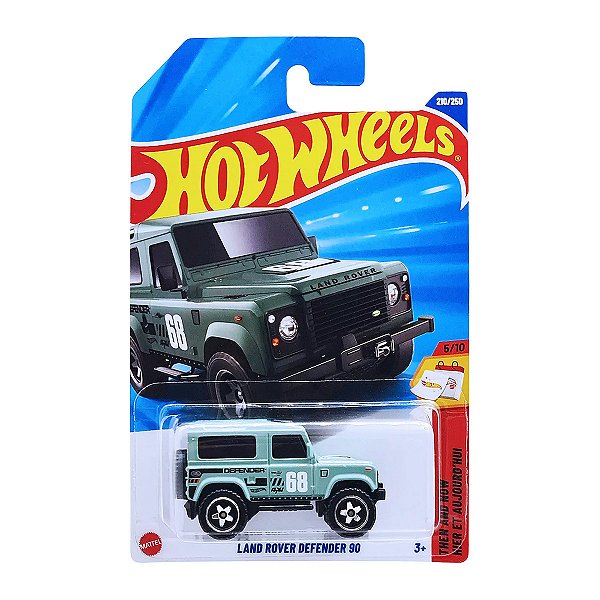 Carrinho Hot Wheels Land Rover Defender 90 Verde 2025 Lote Q JBC16 5/10
