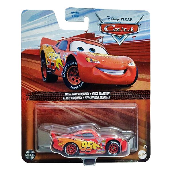 Carro Disney Pixar Cars Relâmpago McQueen FLM26