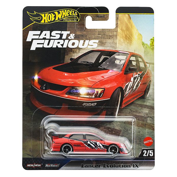 Carrinho Hot Wheels Premium Velozes e Furiosos Lancer Evolution IX JBM02