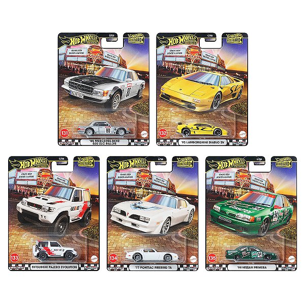 Carrinho Hot Wheels Premium Boulevard Set Completo GJT68