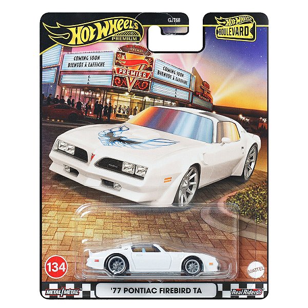 Carrinho Hot Wheels Premium Boulevard 77 Pontiac Firebird TA JBL28