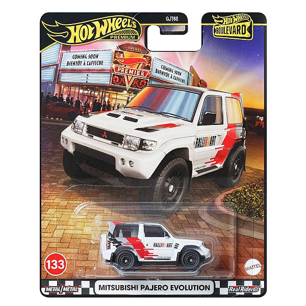 Carrinho Hot Wheels Premium Boulevard Mitsubishi Pajero Evolution JBL26