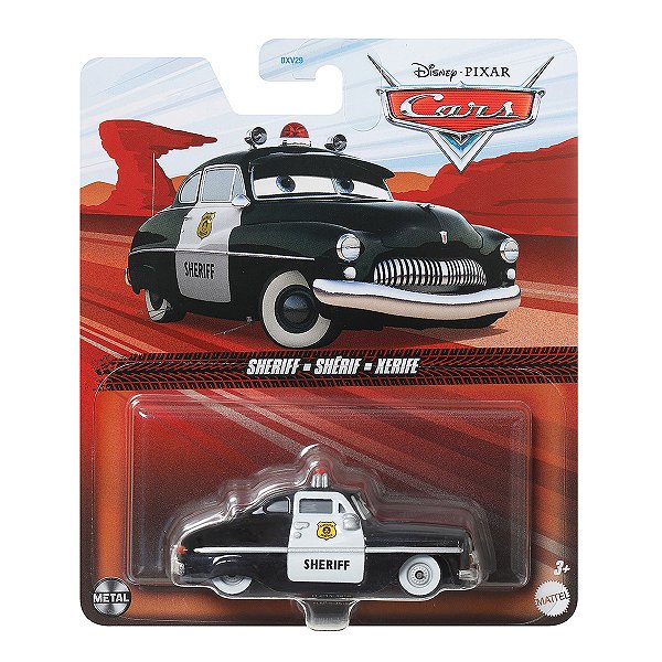 Carro Disney Pixar Cars Xerife FLM15