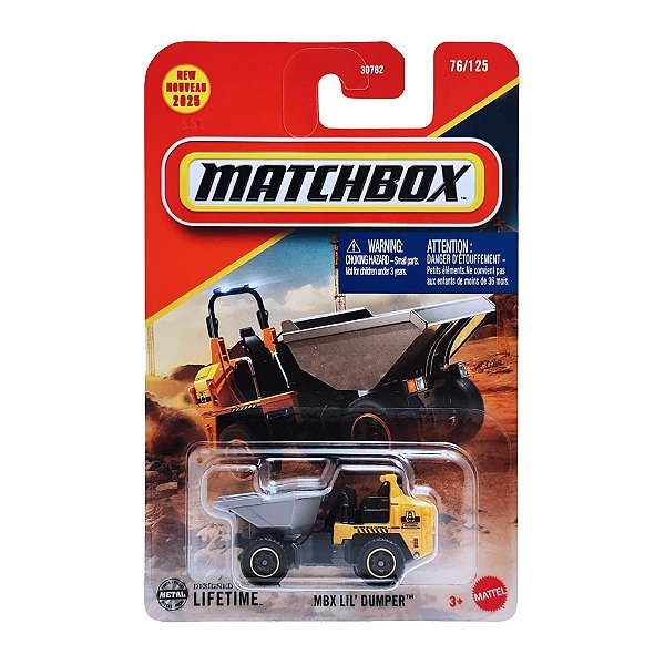 Carrinho Matchbox MBX Lil Dumper JBN63