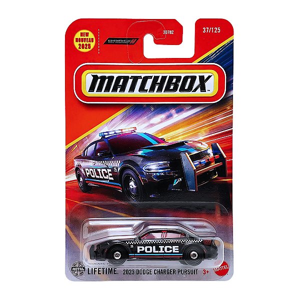 Carrinho Matchbox 2023 Dodge Charger Pursuit JBN61