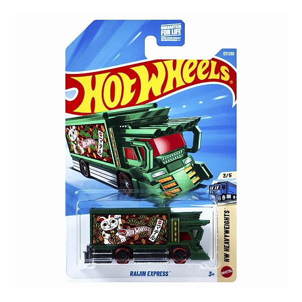 Carrinho Hot Wheels Raijin Express 2026 Lote B JJJ27 3/5