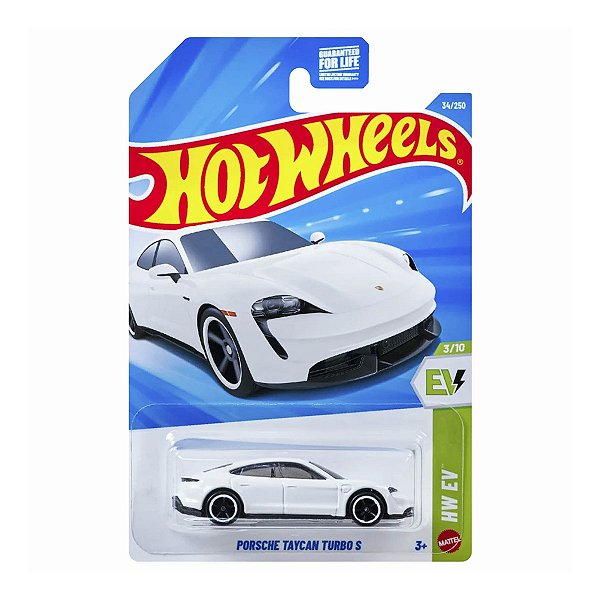 Carrinho Hot Wheels Porsche Taycan Turbo S 2026 Lote B JJJ05 3/10