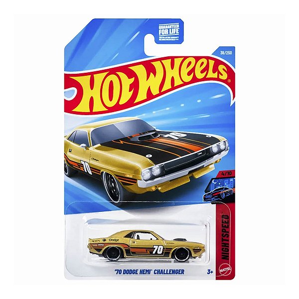 Carrinho Hot Wheels 70 Dodge Hemi Challenger 2026 Lote B JJJ07 4/10