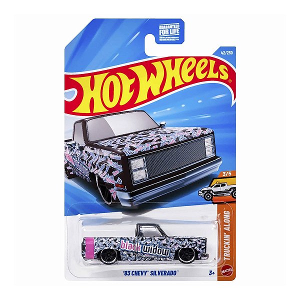 Carrinho Hot Wheels 83 Chevy Silverado 2026 Lote B JJJ13 3/5