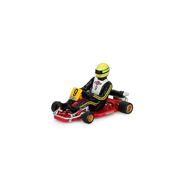PRÉ-VENDA Mini GT Senna Kart Formula K #9 Ayrton Senna da Silva 1981 1:64