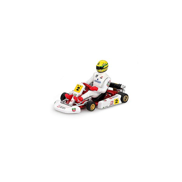 PRÉ-VENDA Carro Miniatura Mini GT Senna Kart #2 Ayrton Senna da Silva 1993 Masters of Paris-Bercy