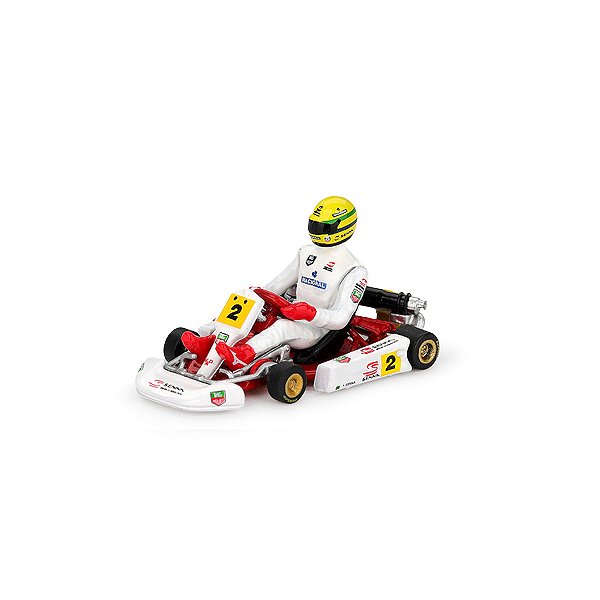 PRÉ-VENDA Mini GT Senna Kart #2 Ayrton Senna da Silva 1993 Masters of Paris-Bercy 1:64