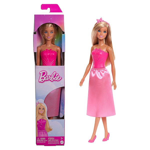 Boneca Mattel Barbie Fantasy Coleção de Donzelas Loira JDM68