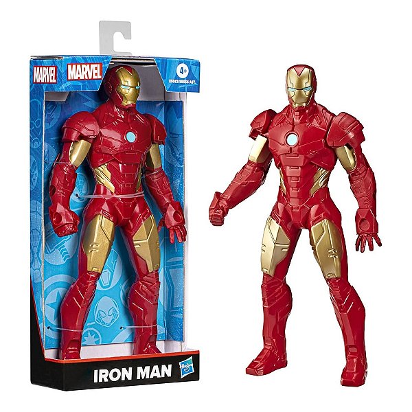 Boneco Marvel Olympus Homem de Ferro Hasbro 24cm E5582