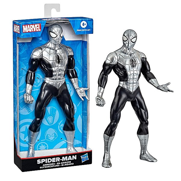 Boneco Marvel Olympus Homem Aranha Blindado Hasbro 24cm F5087
