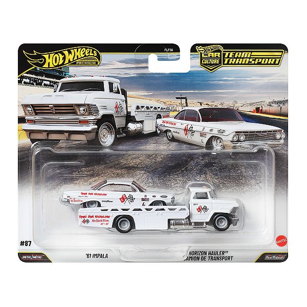 Team Transport Hot Wheels Premium 61 Impala e Horizon Hauler JHX88