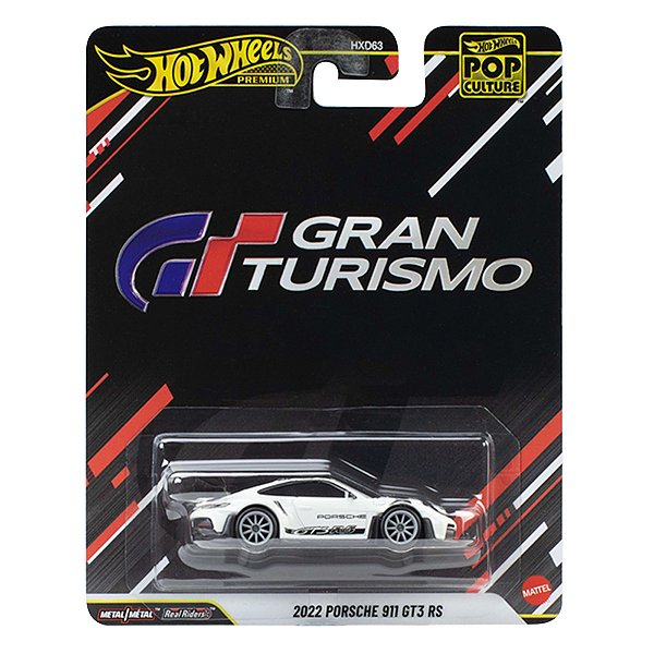 Carrinho Hot Wheels Premium Pop Culture 2022 Porsche 911 GT3 RS JHW82