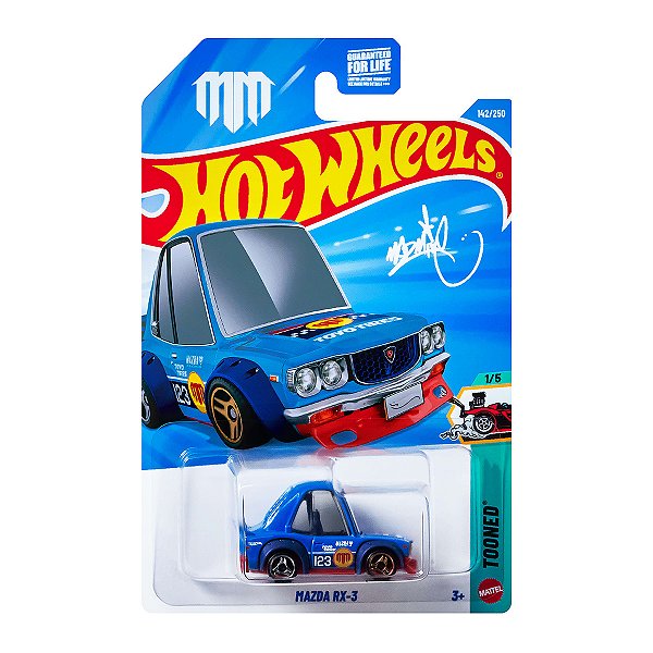 Carrinho Hot Wheels Mazda RX-3 Tooned 2026 Lote E JJJ95 1/5