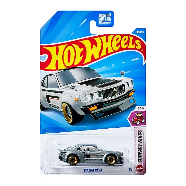 Carrinho Hot Wheels Mazda RX-3 Prata 2026 Lote E JJJ82 5/10