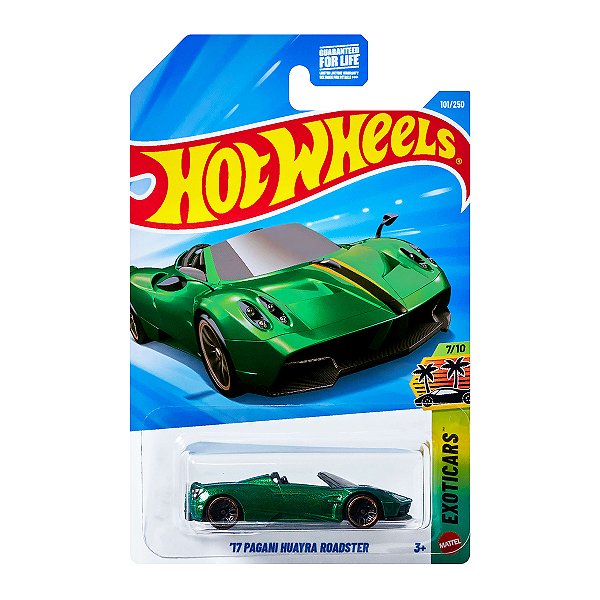 Carrinho Hot Wheels 17 Pagani Huayra Roadster 2026 Lote E JJH99 7/10