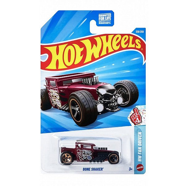 Carrinho Hot Wheels Bone Shaker 2026 Lote F JJJ92 5/5