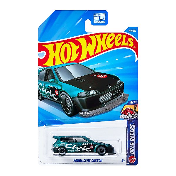 Carrinho Hot Wheels Honda Civic Custom 2026 Lote F JJJ81 8/10