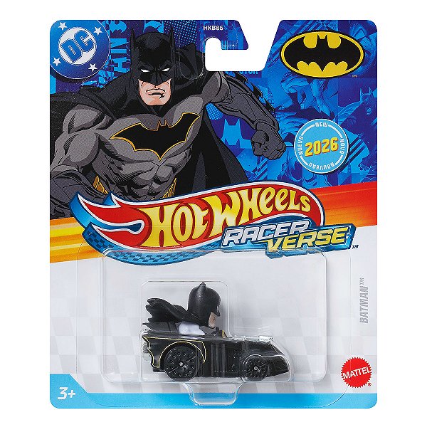 Carrinho Hot Wheels RacerVerse DC Comics Batman JMK02