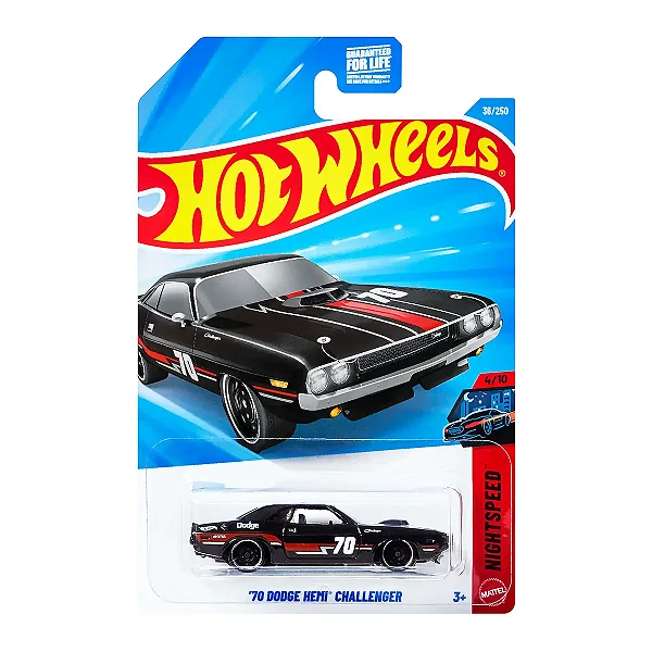 Carrinho Hot Wheels 70 Dodge Hemi Challenger 2026 Lote G JJK79