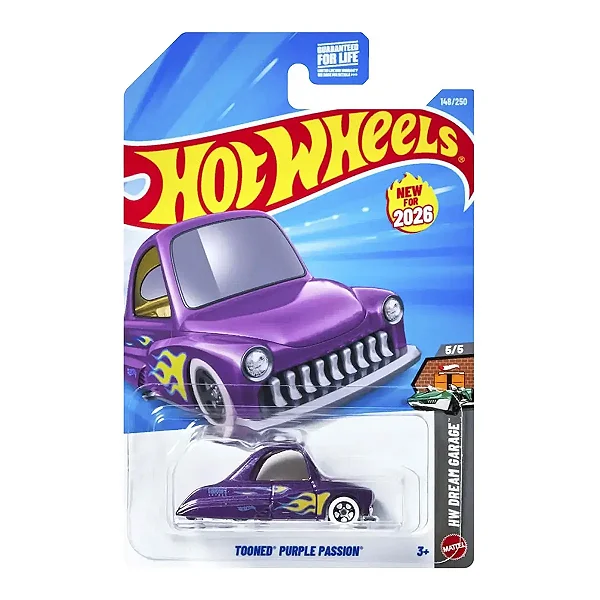 Carrinho Hot Wheels Tooned Purple Passion 2026 Lote G JJH54