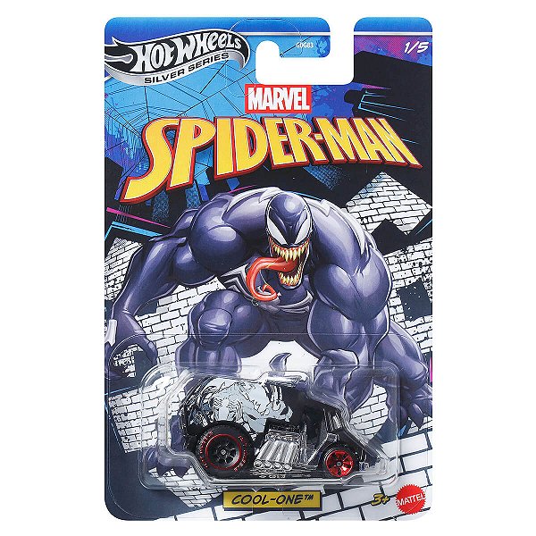 Carrinho Hot Wheels Silver Series Spider-Man Cool-One JKX25