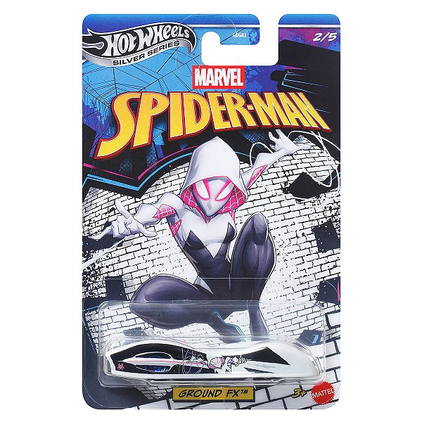 Carrinho Hot Wheels Silver Series Spider-Man Ground FX JKX26