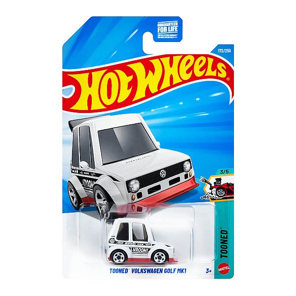 Carrinho Hot Wheels Tooned Volkswagen Golf MK1 2026 Lote H JJK16