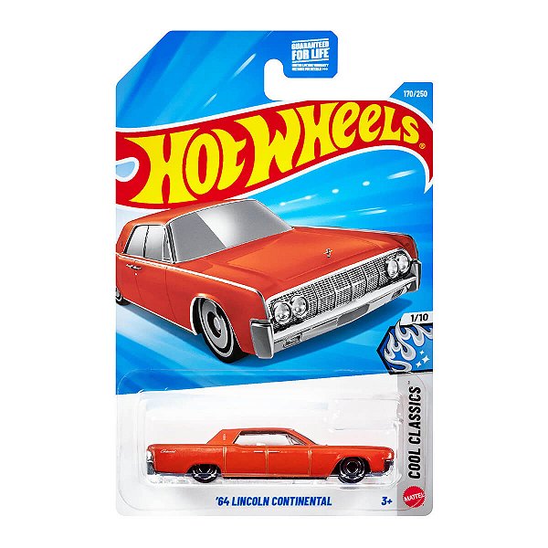 Carrinho Hot Wheels 64 Lincoln Continental 2026 Lote H JJK14