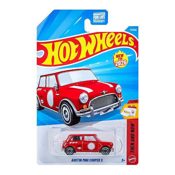 Carrinho Hot Wheels Austin Mini Cooper S 2026 Lote H JJK94