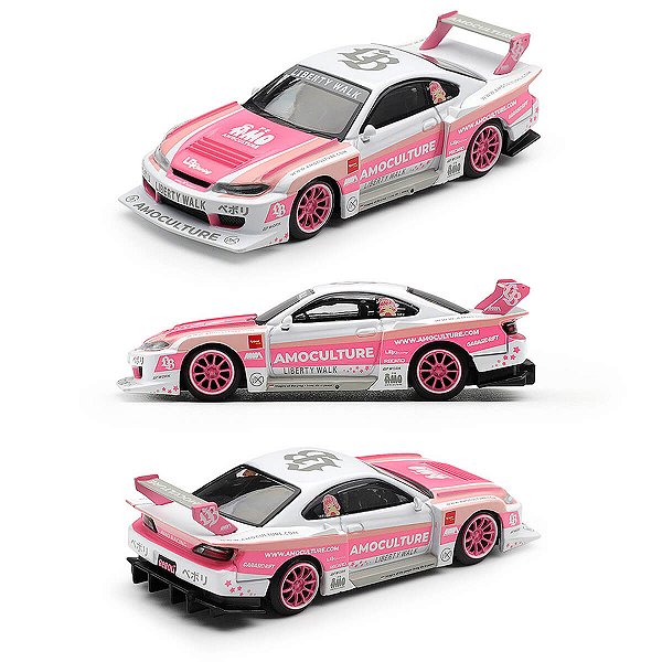 Mini GT #1239 Nissan Silvia (S15) LB-Super Silhouette Amoculture